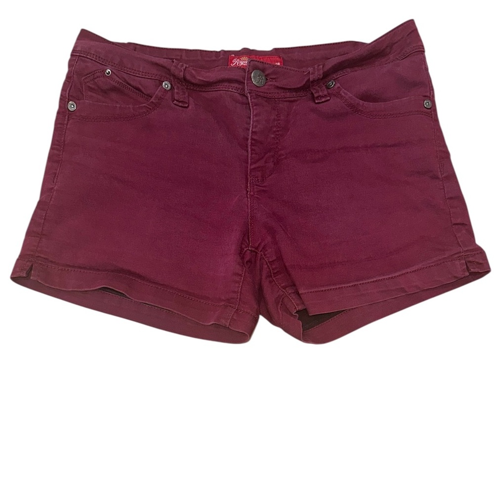 Royalty For Me Wanna Betta Butt Burgundy Shorts Size 6